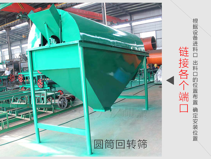 根據(jù)設(shè)備進(jìn)料口、出料口的位置布置，對篩體安裝位置進(jìn)行確定